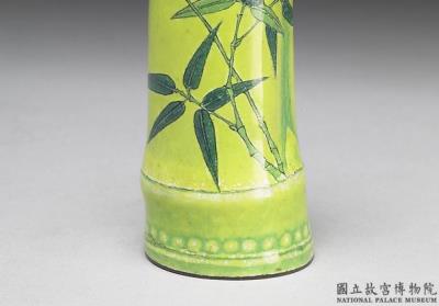 图片[2]-Copper-body painted enamel vase in the shape of a bamboo stalk, Qing dynasty, Yongzheng reign (1722-1735)-China Archive